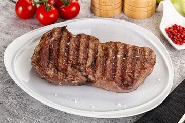 Rib eye steak grilled beef