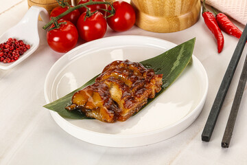 Grilled eel with unagi sauce