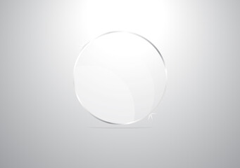 circle shape silver glowing frame on background