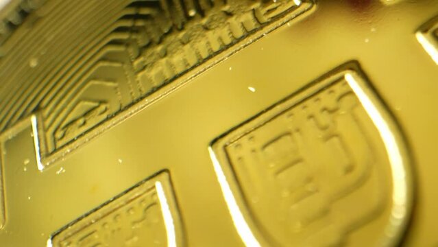 Bitcoin, with its finite supply and increasing demand, has emerged as a viable store of value and a hedge against traditional financial instability. Digital asset concept. Cryptocurrency background. 
