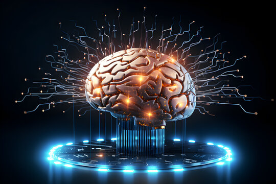 ai human brain, ai technology , Artificial intelligence concept