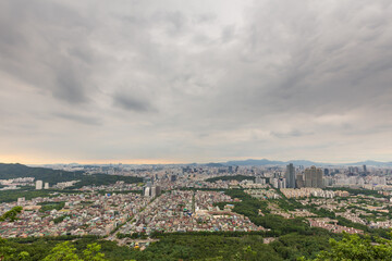 Fototapeta na wymiar 서울 전경 풍경