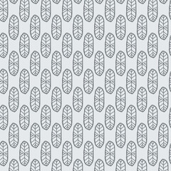Seamless pattern with hand drawn, in scandinavian style Black and white outline background .Simple minimalistic background for web, pint, wallpaper, wrapping paper, textile, scrapbooking.