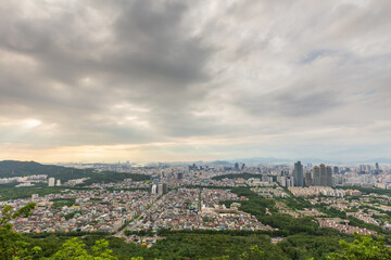 Obraz premium 서울 전경 풍경