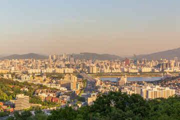 서울 전경 풍경