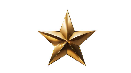 Fototapeta premium Golden star isolated on transparent background, Golden star png, golden star transparent, star png transparent images,