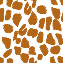 Pattern seamless based on animal skin.Illustration on white and color background.Vector. - 752834741