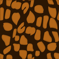 Pattern seamless based on animal skin.Illustration on white and color background.Vector. - 752834758