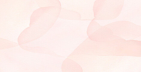 ピンクのやわらかい水彩テクスチャ背景