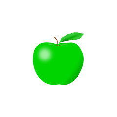 Nature Apples logotype. Fruits and vegetables icon isolated on transparent background