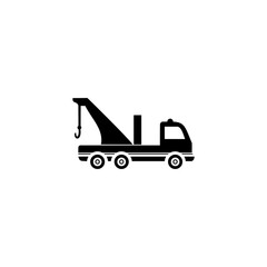 Tow truck icon isolated on transparent background