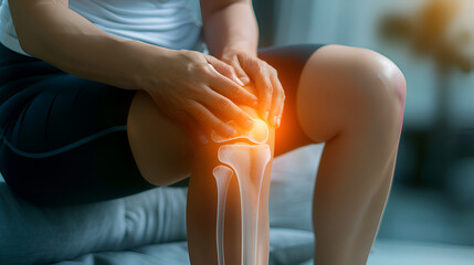 Leg fracture, pain, broken joint pain and physiotherapy medical leg sprain massage concept 