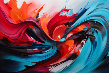 Abstract colorful wavy dimension layers background liquid shape.