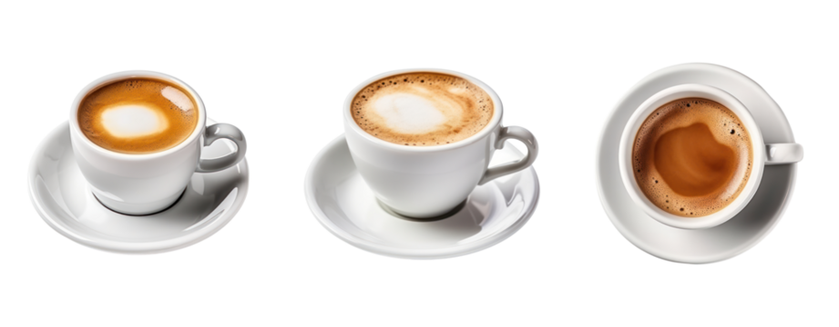 Set of ceramic cup espresso cffee italian