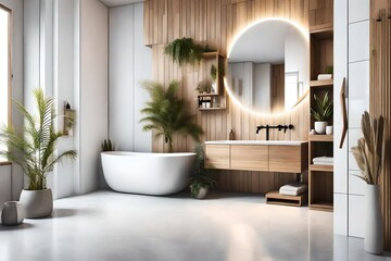 Fototapeta premium living room interior