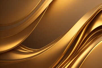 abstract golden background with waves