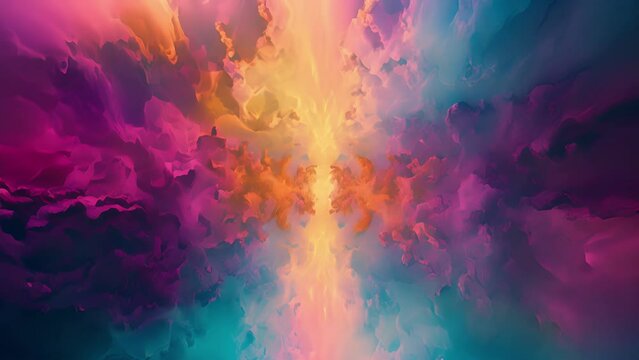 Natures own kaleidoscope with hues ranging from soft pastels to bold neons painting the landscape with a whimsical touch.