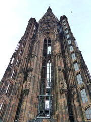 Obraz premium Clocher de la Cathédrale de Strasbourg