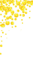 Ferritin round droplets scattered randomly.