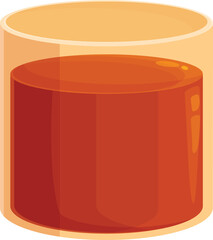 Natural syrup drink icon cartoon vector. Liquid market. Maple tree drink