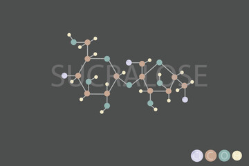 sucralose molecular skeletal chemical formula