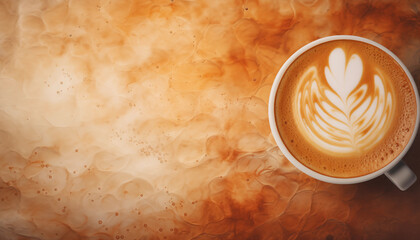 Caffè latte background - obrazy, fototapety, plakaty