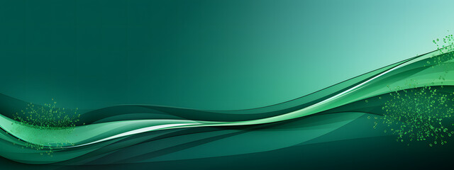 green poster background with ample copy space for text or graphics © Raffaza