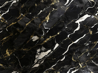 black marble have white pattern texture, use for product design.