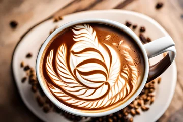 Foto op Plexiglas cup of cappuccino © usman
