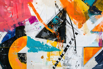 Fototapeta premium Oil painting on canvas background. Abstract art 