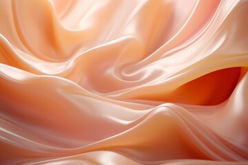 Obraz premium Close-up shot emphasizing the Squishy aesthetic: smooth and gelatinous surfaces with gentle undulations, exuding a soothing and comforting aura