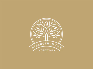 Professional Oak Tree Logo Design