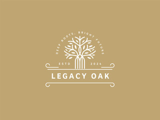 Professional Oak Tree Logo Design