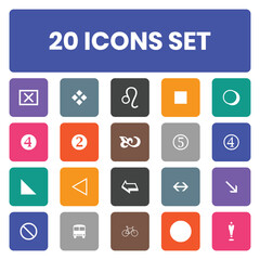 full set vector icon