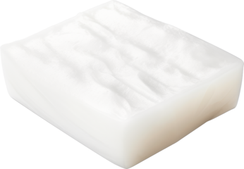 white soap isolated on white or transparent background,transparency 