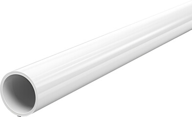 white plastic tube isolated on white or transparent background,transparency  - Powered by Adobe