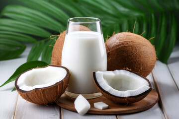 Coconut Milk Freshness with Open Coconuts