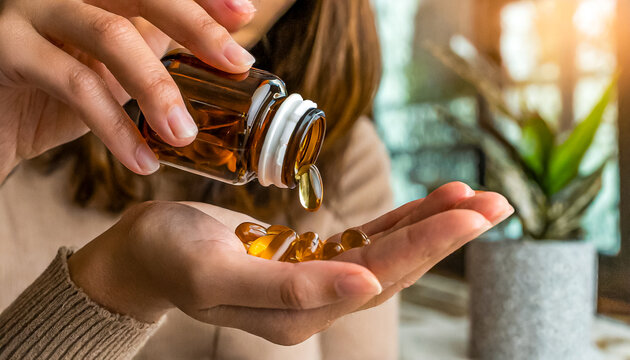 SUPLEMENTO: CAPSULAS DE  SUPLEMENTOS ALIMENTARES OU VITAMINAS EM UM CONCEITO DE SA&Uacute;DE E BEM  ESTAR