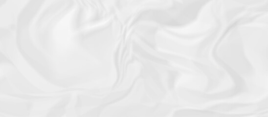 Obraz premium White paper crumpled texture. white fabric crushed textured crumpled. white wrinkly backdrop paper background. panorama grunge wrinkly paper texture background, crumpled pattern texture.