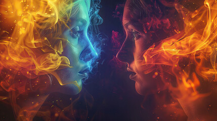 Interpersonal Dynamics Overview: Insights into communication styles, conflict resolution strategies, and team building techniques. Human relations analysis concept