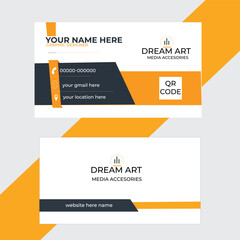 set of business cards