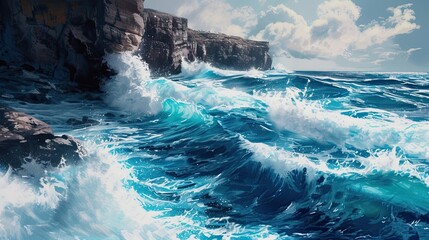 Storm at sea. Sea, element, sailor, rain, swell, yacht, disaster, weather station, forecast, sail, storm, wind, waves, thunderstorm, ship, hurricane, calm, ocean, shipwreck. Generated by AI