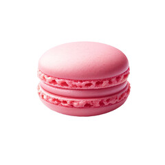Isolated macaroons. Pink macaroons 