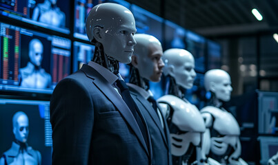 A business man wearing a suit.Trasparent background