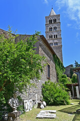 Viterbo, il campanile della cattedrale - Tuscia Lazio	