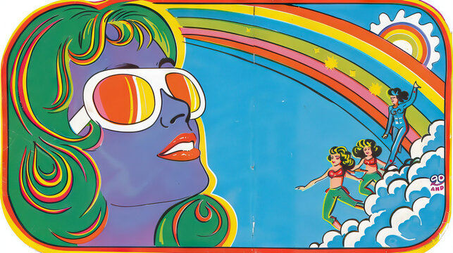 Empowering Women: Advocating for access to safe and legal abortion services. Corporate Hippie Aesthetics. 70s