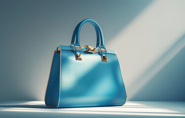 a stylish and modern blue bag