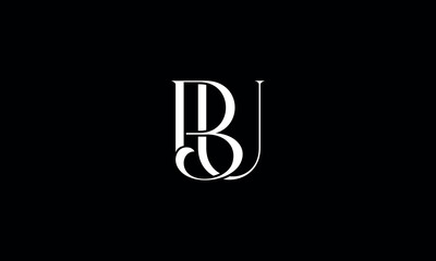 BU, UB, B, U, Abstract Letters Logo Monogram