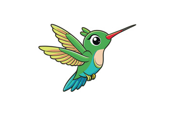 Illustration of a hummingbird