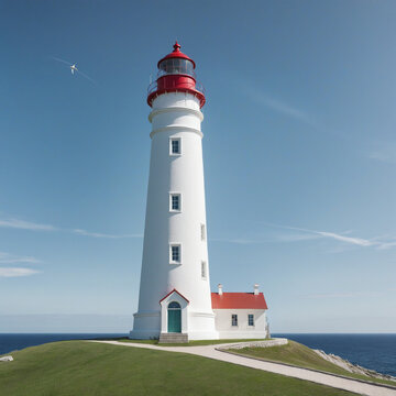 lighthouse isolated on a transparent background